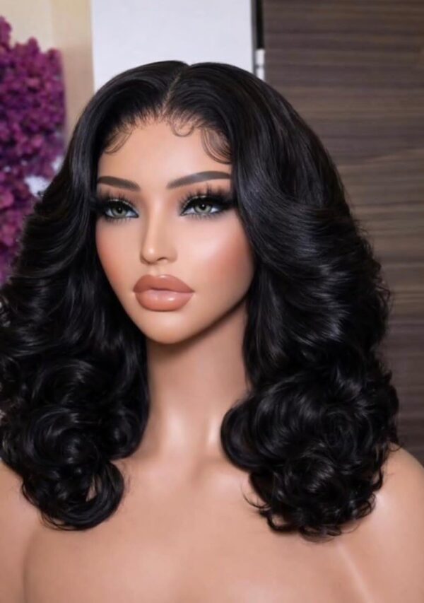 18"inches Vietnamese hair Bouncy curl 5x5 closure